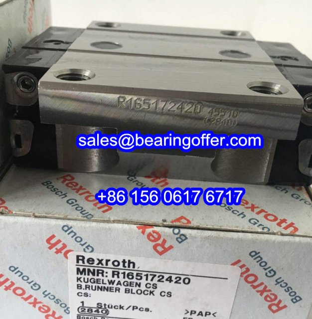 R165172420 Linear Rail Carriage 35.35*90*97.7 Runner Block 1651-724-20 - Stock for Sale
