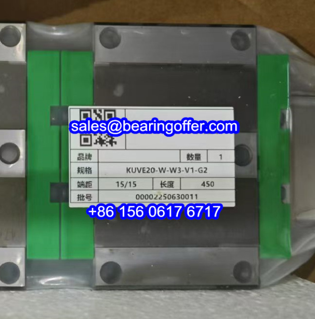 KUVE20-W-W3-V1-G2 Linear Carriage KWVE20-W-V1-G2 Runner Block KWVE20W - Stock for Sale