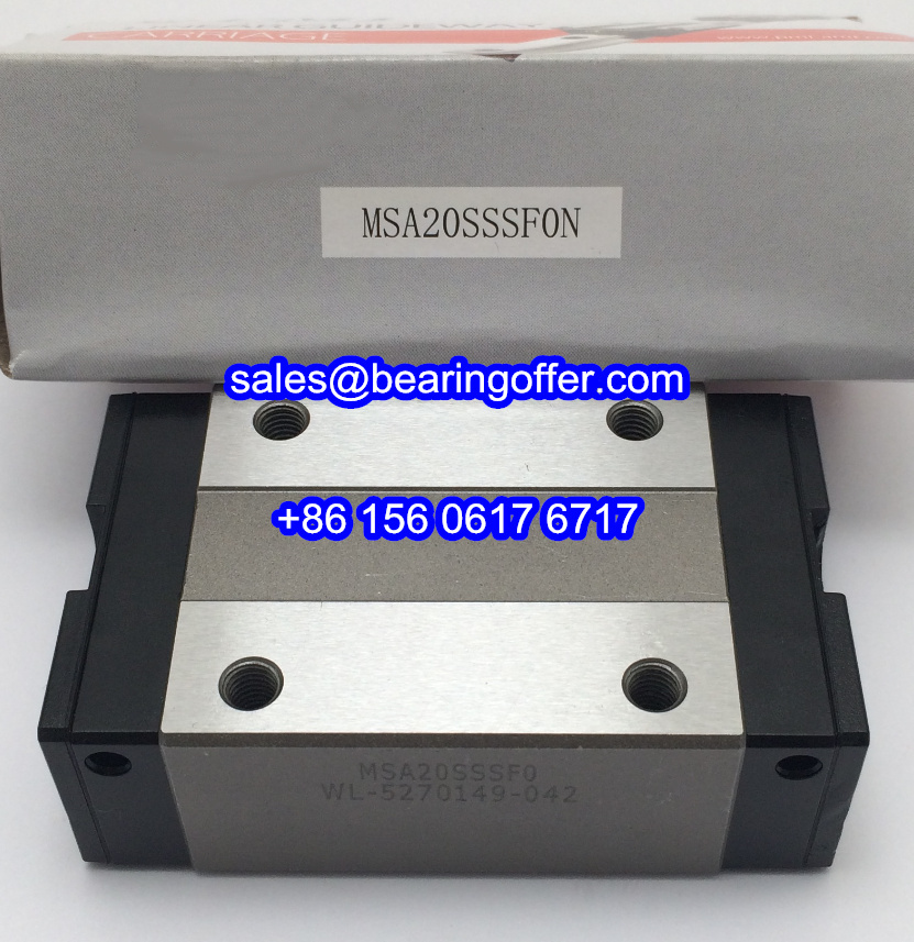 MSA20SSSF0 Guideway Carriage 25x44x72.9 Slide Bearing MSA20SSSF0N - Stock for Sale