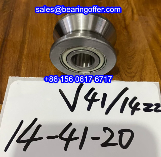 V41/14ZZ V-Groove Bearing 14x41x20 Ball Bearing - Stock for Sale