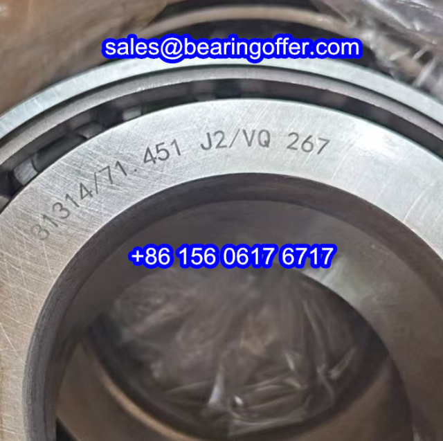 31314/71.451 J2/VQ 267 Tapered Roller Bearing 31314/71.451J2/VQ267 Roller Bearing - Stock for Sale