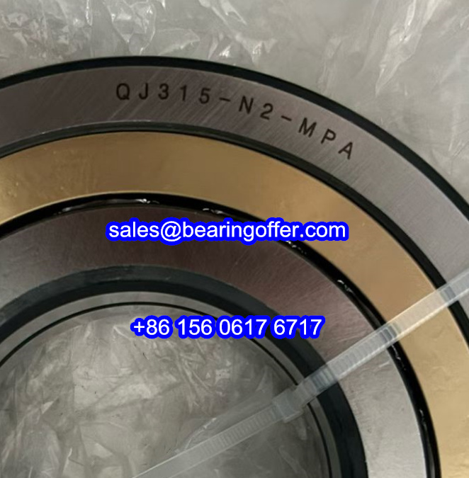 QJ315-N2-MPA Four Point Contact Bearing 75x160x37 Ball Bearing - Stock for Sale