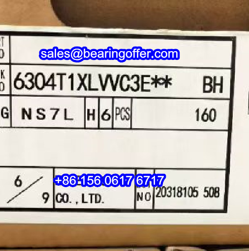 6304T1XLVVC3E Automobile Bearing 6304V Rolling Bearing - Stock for Sale