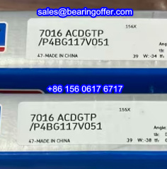 7016ACDGTP/P4BG117V051 Spindle Bearing 7016 ACDGTP Ball Bearing - Stock for Sale