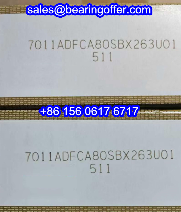 7011ADFCA80SBX263U01 Spindle Bearing 7011ADF Ball Bearing - Stock for Sale