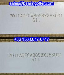 7011ADFCA80SBX263U01 Spindle Bearing 7011ADF Ball Bearing - Stock for Sale