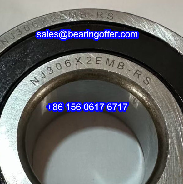NJ306X2EMB-RS Automobile Bearing 30x72x23 Roller Bearing NJ306X2EMB - Stock for Sale