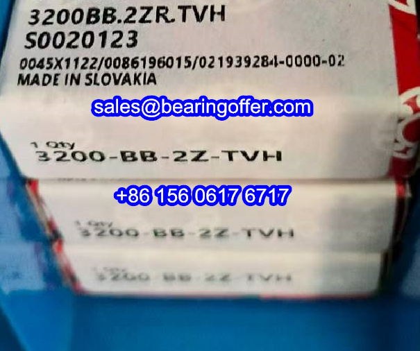 3200-BB-2Z-TVH Angular Contact Bearing 3200BB.2ZR.TVH Ball Bearing S0020123 - Stock for Sale