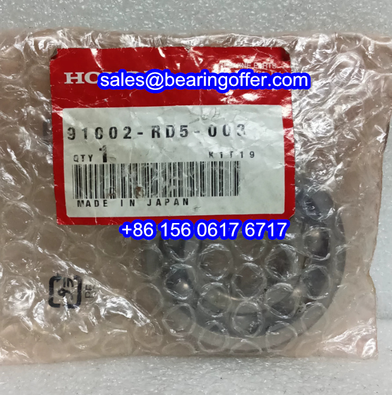 91002-RD5-003 Automobile Bearing 25*62*17 Ball Bearing 91002RD5003 - Stock for Sale