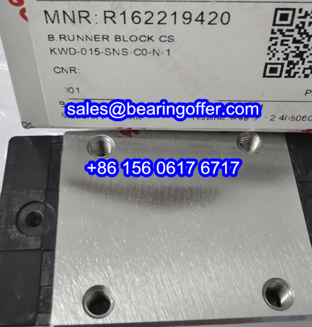 R162219420 Linear Rail Carriage  19.9x34x58.2 Runner Block 162219420  - Stock for Sale