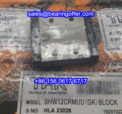 SHW12CRM Linear Carriage SHW12CRM1UUM Guide Block SHW12CRM1SS - Stock for Sale