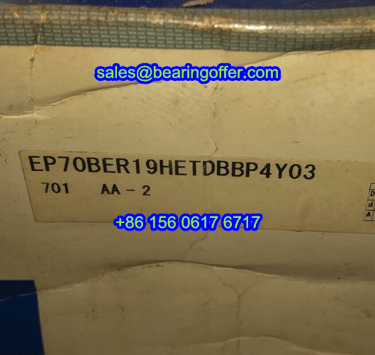 EP70BER19HETDBBP4Y03 Spindle Bearing EP70BER19HETDDBP4Y Ball Bearing - Stock for Sale