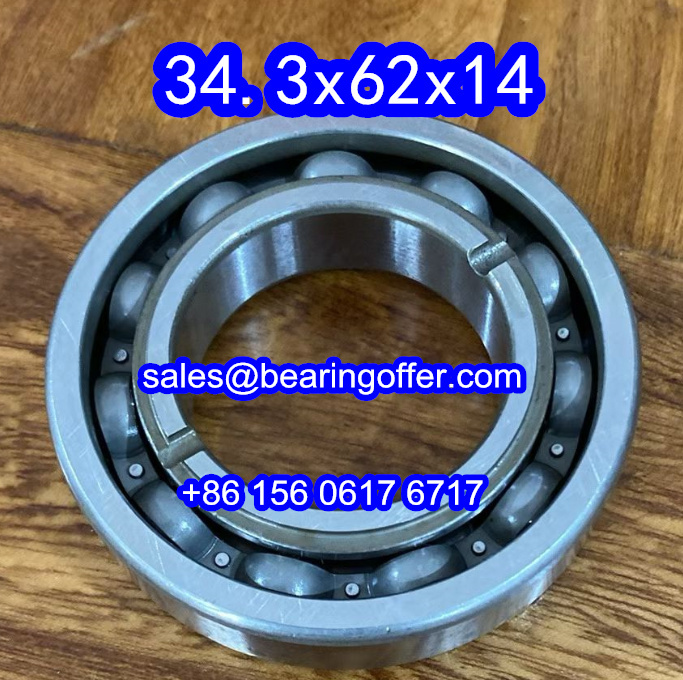 34.3x62x14 Deep Groove Ball Bearing 34.3*62*14 Rolling Bearing - Stock for Sale