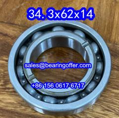 34.3x62x14 Deep Groove Ball Bearing 34.3*62*14 Rolling Bearing - Stock for Sale