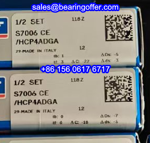 S7006CE/HCP4ADGA Spindle Bearing S7006CE HCP4ADGA Ball Bearing - Stock for Sale