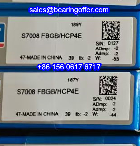 S7008FBGB/HCP4E Spindle Bearing S7008FBGB HCP4E Ball Bearing - Stock for Sale