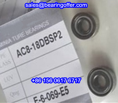 AC8-18DBSP2 Angular Contact Bearing 8x18x6 Ball Bearing AC8-18 - Stock for Sale