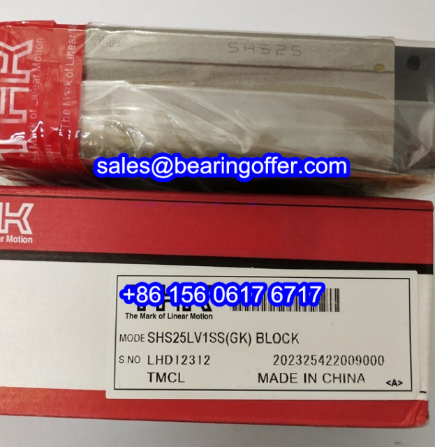 SHS25LV Linear Guide Carriage 30.2x48x109 Runner Block SHS25LV1SS - Stock for Sale