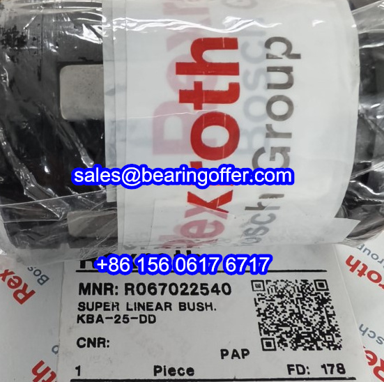 R067022540 Linear Ball Bearing 25x40x58 Linear Bushing KBA-25-DD - Stock for Sale
