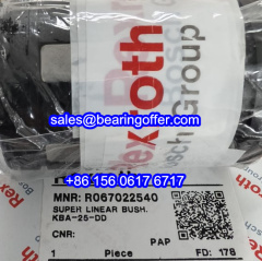 R067022540 Linear Ball Bearing 25x40x58 Linear Bushing KBA-25-DD - Stock for Sale