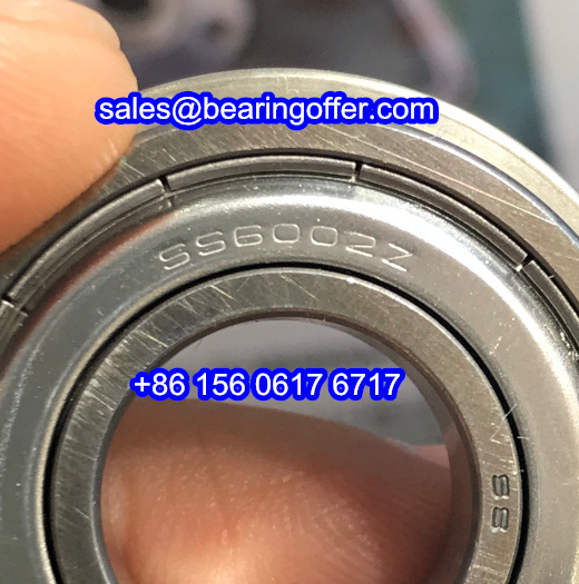 SS6002Z Stainless Steel Bearing SS6002ZZ Ball Bearing SS6002-2Z - Stock for Sale