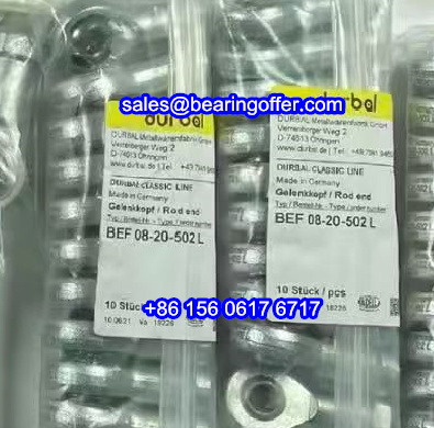 BEF08-20-502L Rod End Bearing BEF08-20-502 Rod End - Stock for Sale