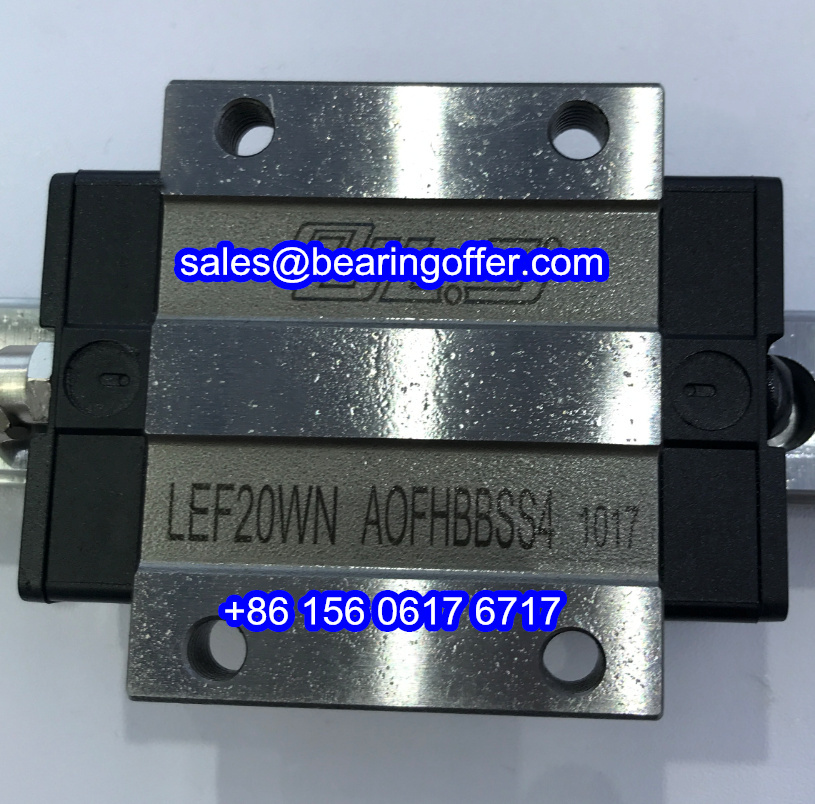LEF20WN Linear Rail Carriage 22x59x69.1 Runner Block LEF 20 WN - Stock for Sale