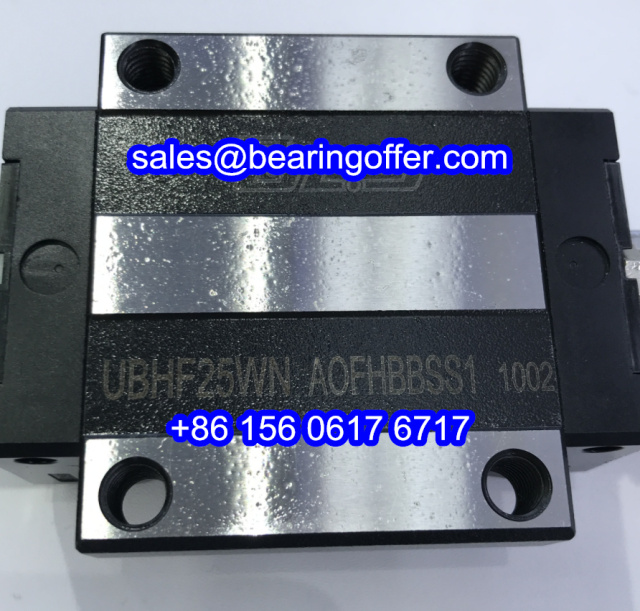 UBHF25WN Linear Slide Carriage 30.5x70x82.7 Runner Block UBHF 25 WN - Stock for Sale