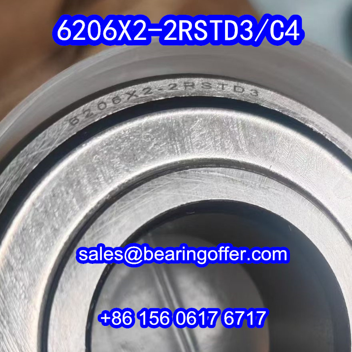 6206X2-2RSTD3/C4 Transmission Bearing 6206X2-2RSTD3-C4 Ball Bearing - Stock for Sale