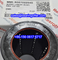 R067022540 Linear Ball Bearing 25x40x58 Linear Bushing KBA-25-DD - Stock for Sale