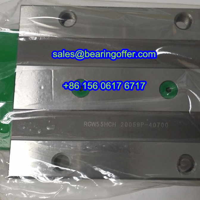 RGW55HCZBH Linear Rail Carriage RGW55 Roller Bearing - Stock for Sale