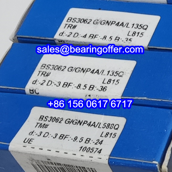BS3062G/GNP4A/L135Q Spindle Bearing 30*62*15 Ball Bearing - Stock for Sale