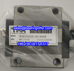 HCR35A1UU+60/800R Curved Rail Slider HCR35A1UU Guide Carriage - Stock for Sale