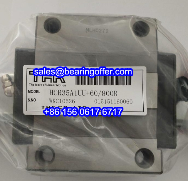 HCR35A1UU+60/800R Curved Rail Slider HCR35A1UU Guide Carriage - Stock for Sale