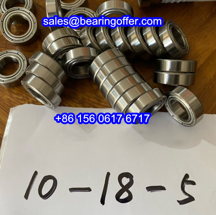 10x18x5 Deep Groove Ball Bearing 10*18*5 Rolling Bearing - Stock for Sale