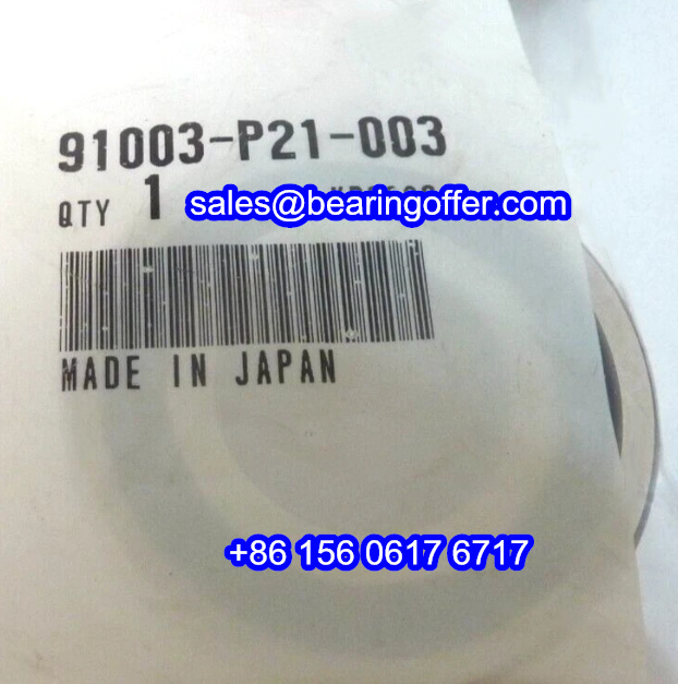 91003-P21-003 Automobile Bearing 25*52*15 Ball Bearing - Stock for Sale
