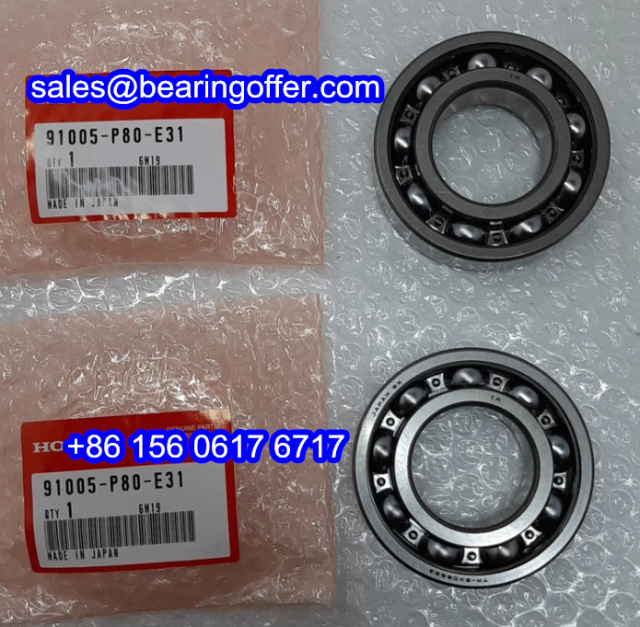 91005-P80-E31 Automobile Bearing 40X80X18/19.5 Ball Bearing 91005P80E31 - Stock for Sale