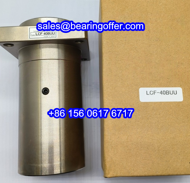 LCF-40BUU Linear Bushing Bearing 40x65x144 Ball Bearing LCF40BUU - Stock for Sale