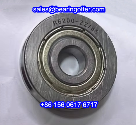 R6200-ZZ/35 V-Groove Guide Bearing 10x35x9 Ball Bearing R6200ZZ/35 - Stock for Sale