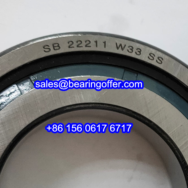 SB22211W33SS Spherical Roller Bearing 55x100x25 Rolling Bearing - Stock for Sale