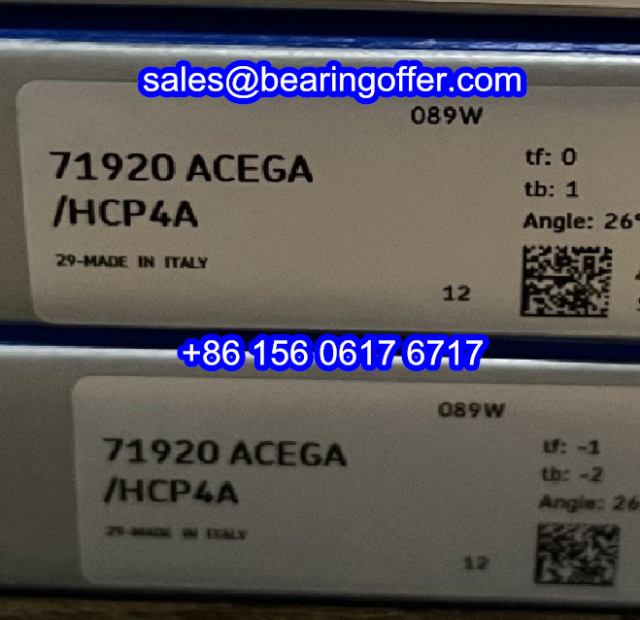 71920ACEGA/HCP4A Spindle Bearing 100x140x20 Ball Bearing - Stock for Sale