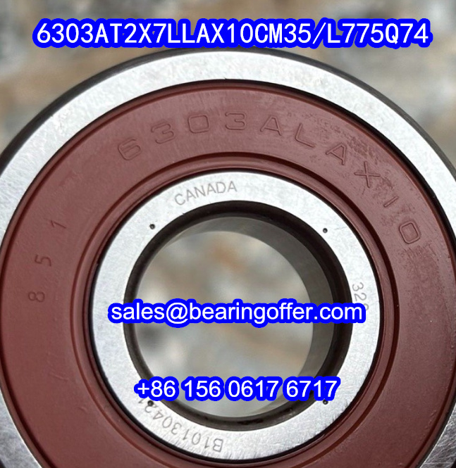 6303AT2X7LLAX10CM35/L775Q74 Transmission Bearing 17x47x14 Ball Bearing - Stock for Sale