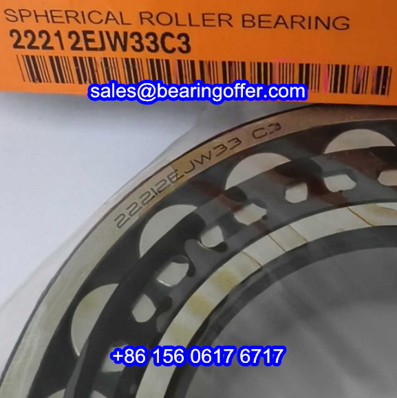 22212EJW33C3 Spherical Bearing 22212EJW33 C3 Roller Bearing - Stock for Sale