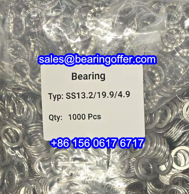 SS13.2/19.9/4.9 Stainless Thrust Bearing 13.2X19.9X4.9 Ball Bearing SS13.2*19.9*4.9 - Stock for Sale