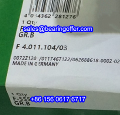F4.011.104/03 Printing Machine Bearing F4.011.104-03 Roller Bearing - Stock for Sale