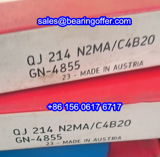 QJ214N2MA/C4B20 GN-4855 Transmission Bearing QJ 214 N2MA Ball Bearing - Stock for Sale