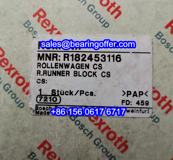 R182453116 Linear Rail Carriage RWA-055-SLH-C3-S-2 Runner Block - Stock for Sale