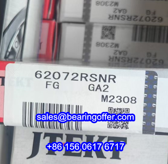 62072RSNR Transmission Bearing 6207-2RSNR Ball Bearing 6207NR - Stock for Sale