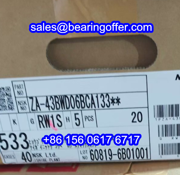 ZA-43BWD06BCA133** Wheel Hub Bearing 43x82x45 Ball Bearing 43BWD06 - Stock for Sale