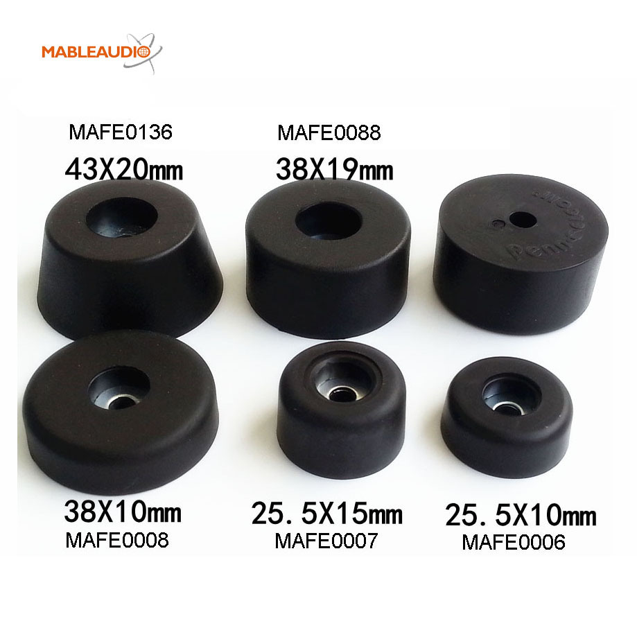 MAFE0007 10pcs Rubber feet 24.5mm x15mm